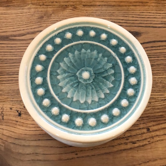 Boho Cement jar/trinket dish - Picture 1 of 8